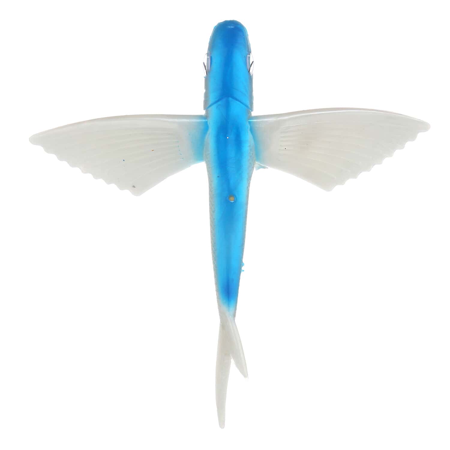 Frenzy Ballistic Flyer Flying Fish Lure (Model: 8 Rigged-Blue